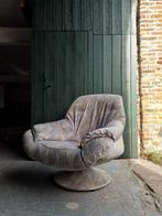 Vintage jaren ‘70 swivel lounge chair, Huis en Inrichting, Fauteuils, Ophalen, Gebruikt, Stof, 70's