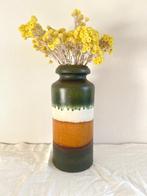 Vase brun-vert-blanc Scheurich 517-30, Enlèvement ou Envoi