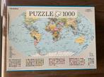 Puzzle « le monde », « le monde » 1000 pièces, Hobby & Loisirs créatifs, Enlèvement ou Envoi, 500 à 1500 pièces, Comme neuf, Puzzle
