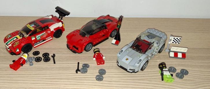 LEGO FERRARI 75899 75908 75910 PORSCHE 918 SPIDER, Kinderen en Baby's, Speelgoed | Duplo en Lego, Gebruikt, Lego, Complete set