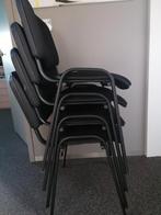Stapelbare stoel, Enlèvement, Noir, Tissus, Quatre