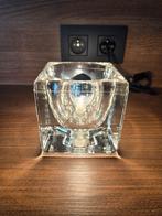 vintage Peill & Putzler Ice Cube Lampen bureau tafel lamp, Ophalen of Verzenden, Gebruikt, Glas, Minder dan 50 cm