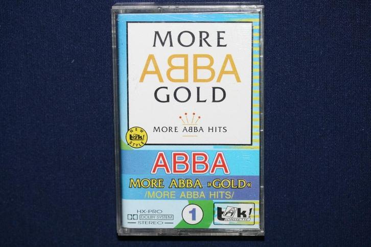ABBA - More Gold, Cd's en Dvd's, Cassettebandjes, Gebruikt, Pop, 1 bandje, Ophalen of Verzenden