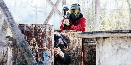 Paintball in Harderwijk (8 - 12 p.), Tickets en Kaartjes, Kortingen en Cadeaubonnen, Drie personen of meer, Overige typen, Kortingsbon