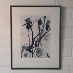 Oskar Koller (1925-2004) - litho - Blaue bluhmen, Antiek en Kunst, Kunst | Litho's en Zeefdrukken, Ophalen of Verzenden