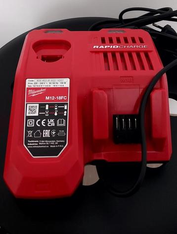 Milwaukee M18 en M12 snellader beschikbaar voor biedingen