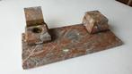 Antieke vintage inktpot van rood marmer - Art Deco, Antiek en Kunst, Ophalen