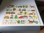 Houten legpuzzel, Kinderen en Baby's, Speelgoed | Kinderpuzzels, 10 tot 50 stukjes, Van hout, Zo goed als nieuw, 2 tot 4 jaar