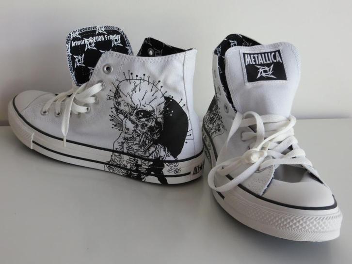 All Stars Metallica, Kleding | Heren, Schoenen, Nieuw, Sneakers, Wit, Ophalen