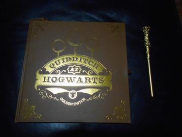 Harry Potter carnet de notes et bic en forme de baguette, Enlèvement, Comme neuf, Autres types