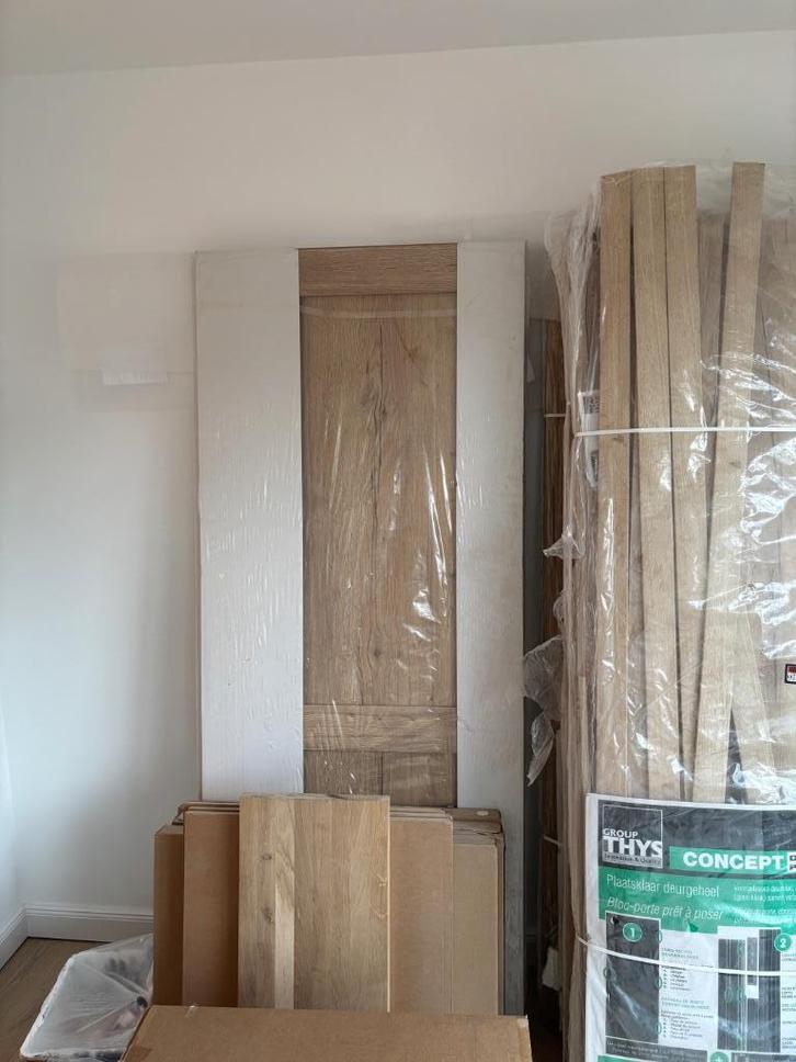 Portes Thys neuves, Doe-het-zelf en Bouw, Raamkozijnen en Schuifdeuren, Nieuw, Overige typen, Hout, 150 tot 225 cm, 75 tot 150 cm