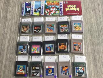 Game boy en Game boy Color games. beschikbaar voor biedingen