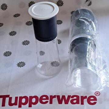 Tupperware keramische zoutmolen + 2 kruiden navulpotjes beschikbaar voor biedingen