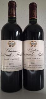 2 * Château Sociando-Mallet Haut-Médoc 2001 Bordeaux, Verzamelen, Wijnen, Ophalen, Frankrijk, Rode wijn, Vol