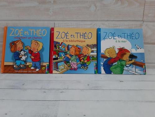 NEUF Lot de 3 livres Zoé et Théo, Boeken, Kinderboeken | Kleuters, Nieuw, Fictie algemeen, 4 jaar, Jongen of Meisje, Voorleesboek