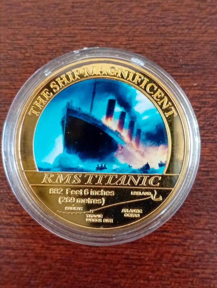 TITANIC HERDENKINGSMUNT, Verzamelen, Overige Verzamelen, Nieuw, Ophalen of Verzenden