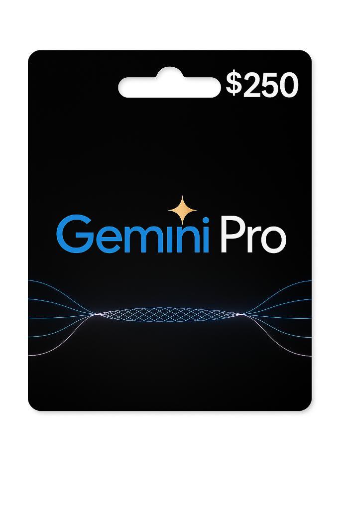 Google Gemini Pro Gift Card, Tickets en Kaartjes, Kortingen en Cadeaubonnen, Eén persoon, Overige typen, Cadeaubon