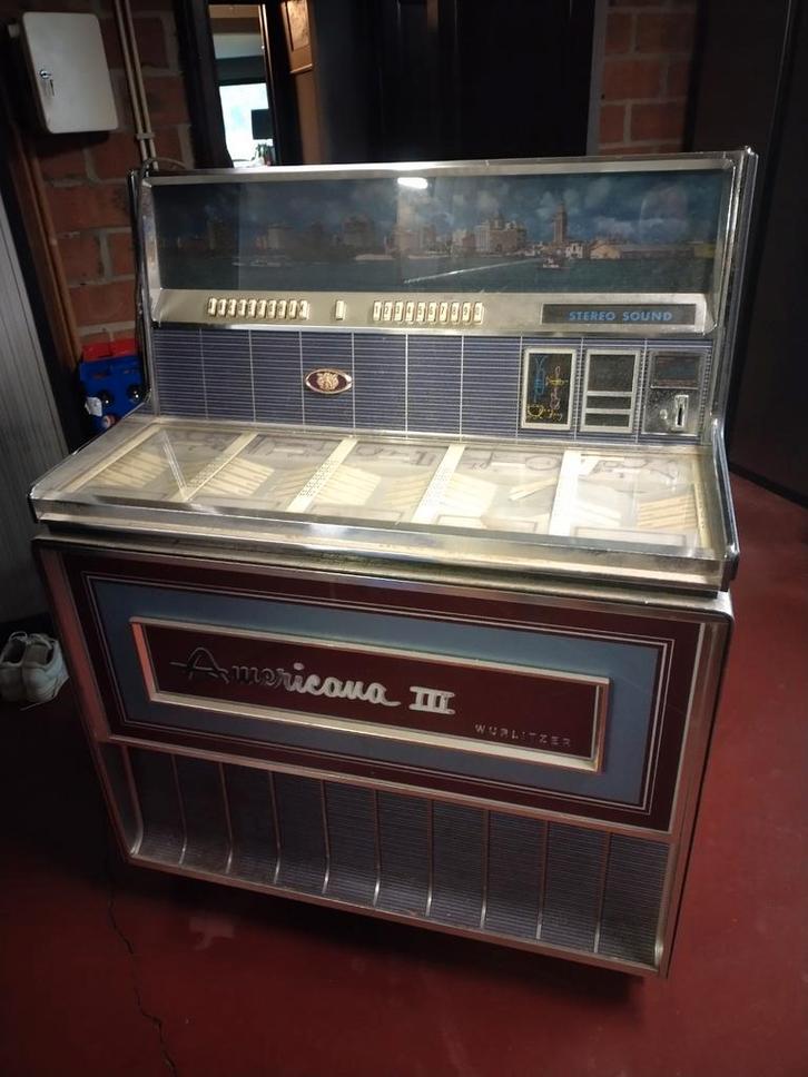 Jukebox Wurlitzer Americana 3, Verzamelen, Automaten | Jukeboxen, Wurlitzer, Ophalen