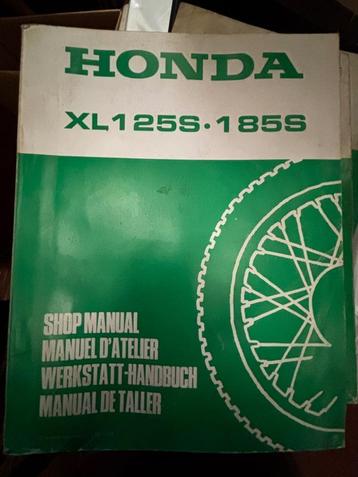 Werkplaatshandboek Honda XLS125 beschikbaar voor biedingen