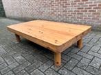 🧡 Pine wood vintage design salontafel 🧡, Ophalen, Rechthoekig, Grenenhout