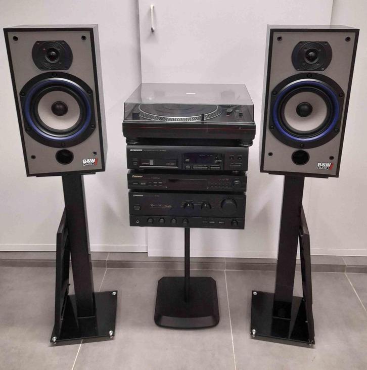 Pioneer set met of zonder B&W luidsprekers te beluisteren, Audio, Tv en Foto, Stereoketens, Zo goed als nieuw, Cd-speler, Tuner of Radio