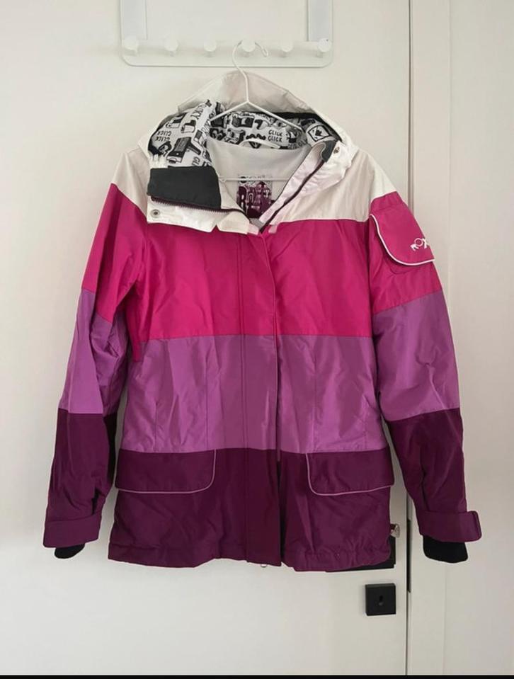Ski jack dames - Roxy, Kleding | Dames, Wintersportkleding, Zo goed als nieuw, Jack, Maat 36 (S), Ophalen