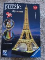3D-puzzel Eiffeltoren nachteditie, Ophalen of Verzenden, Minder dan 500 stukjes, Zo goed als nieuw, Rubik's of 3D-puzzel