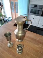 Kan, beker en potje in tin, Enlèvement