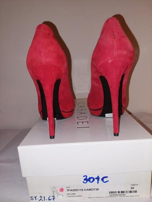301C* Casadei - sexy roze schoenen van leer met hoge hakken, Kleding | Dames, Schoenen, Nieuw, Schoenen met hoge hakken, Roze