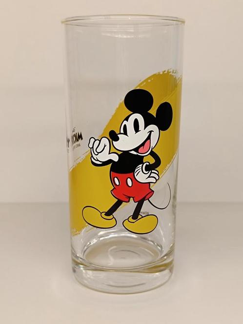 Disney Mickey Mouse glas, Verzamelen, Disney, Zo goed als nieuw, Mickey Mouse, Ophalen of Verzenden