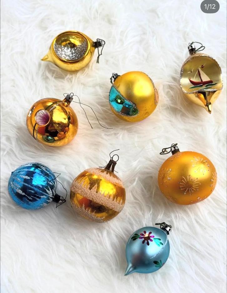 Boules de Noël anciennes, Divers, Noël, Enlèvement ou Envoi