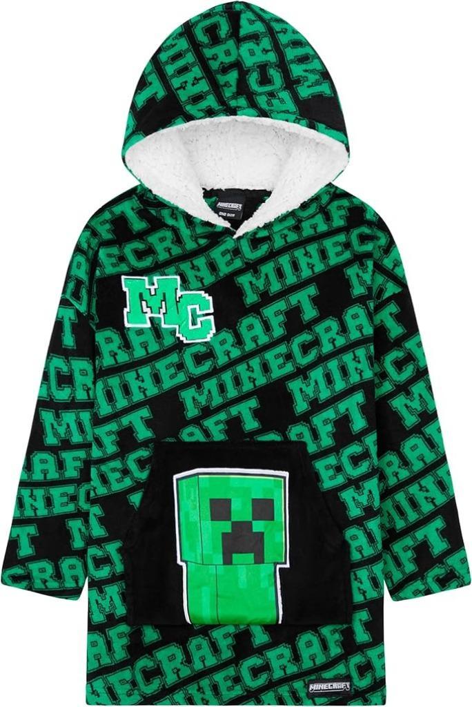 Minecraft Deken met capuchon | capuchondeken | Nieuw, Huis en Inrichting, Woonaccessoires | Plaids en Woondekens, Nieuw, Verzenden