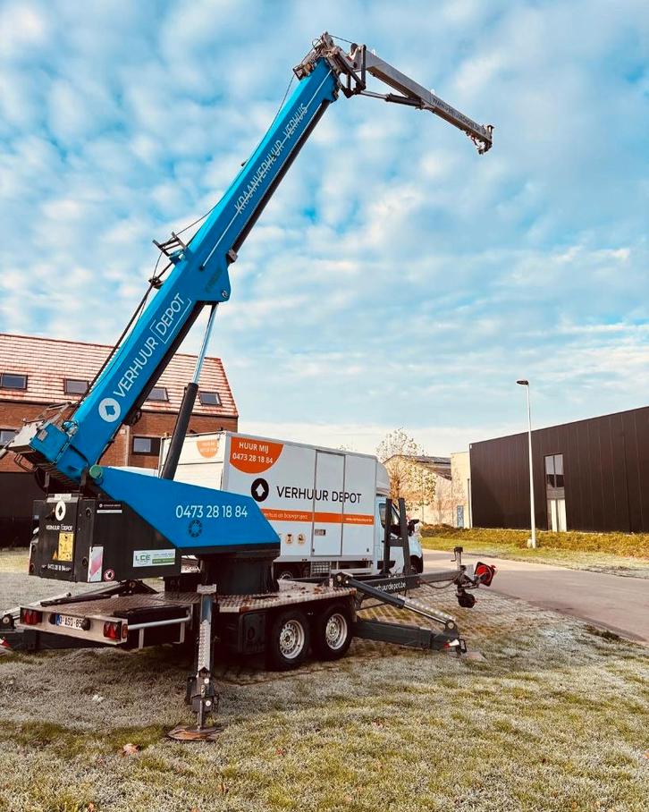 Hijskraan te huur, Bricolage & Construction, Outillage | Autres Machines, Utilisé, Enlèvement