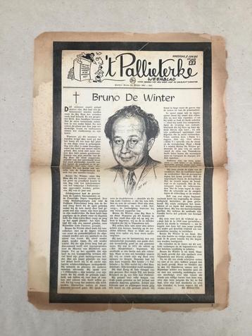Originele speciale uitgave ‘t Pallieterke 1955 B De Winter beschikbaar voor biedingen