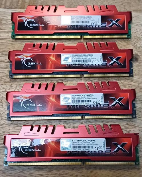 G.Skill XL Series RipJaws X Series 8 Go (kit 4 x 2 Go) DDR3, Computers en Software, RAM geheugen, Zo goed als nieuw, DDR3, Ophalen of Verzenden