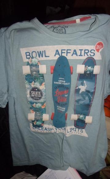 Tee shirt 1993 skate nation usa mc séries 146/152, Enlèvement ou Envoi, Utilisé, Garçon ou Fille