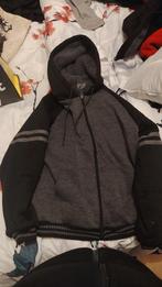 Sweat hivers polaire noir gris foncé taille xl, Enlèvement ou Envoi, Comme neuf, Taille 56/58 (XL), Noir