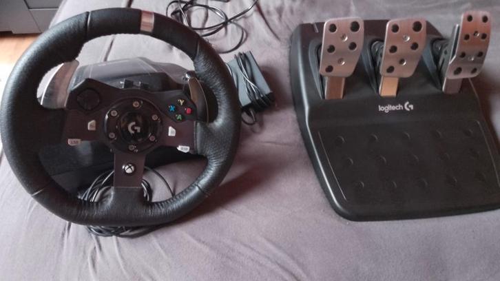 Logitech G920 Racestuur, Games en Spelcomputers, Spelcomputers | Xbox | Accessoires, Zo goed als nieuw, Ophalen of Verzenden