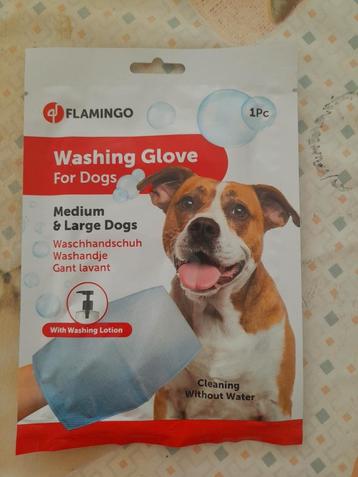 Gant lavant pour chien 