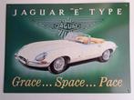 Jolie ancienne tôle publicitaire / déco "Jaguar" (1994), Collections, Marques & Objets publicitaires, Utilisé, Enlèvement ou Envoi
