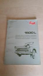 Fiat 1500 L onderdelenboek., Auto diversen, Handleidingen en Instructieboekjes, Ophalen of Verzenden