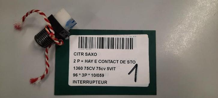 SCHAKELAAR Citroën Saxo (01-1996/12-2004), Auto-onderdelen, Dashboard en Schakelaars, Citroën, Gebruikt