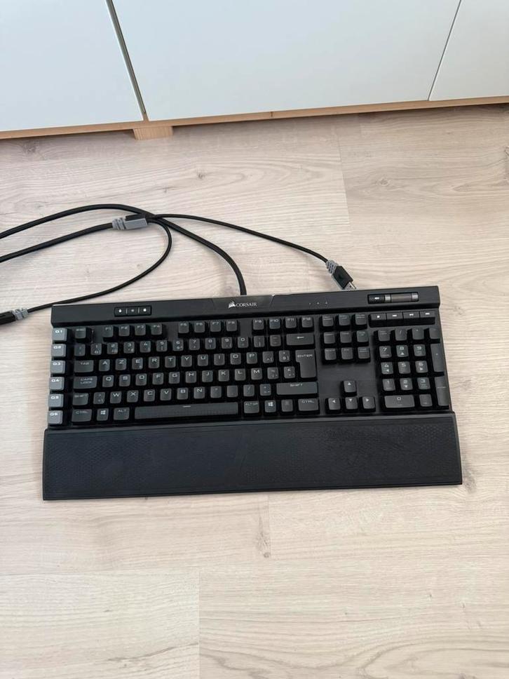 Corsair K95, Computers en Software, Toetsenborden, Gebruikt, Azerty, Bedraad, Gaming toetsenbord, Ophalen