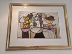 Pablo Picasso " Pichet, coupe de fruits et feuillage, Antiek en Kunst, Kunst | Litho's en Zeefdrukken, Ophalen of Verzenden