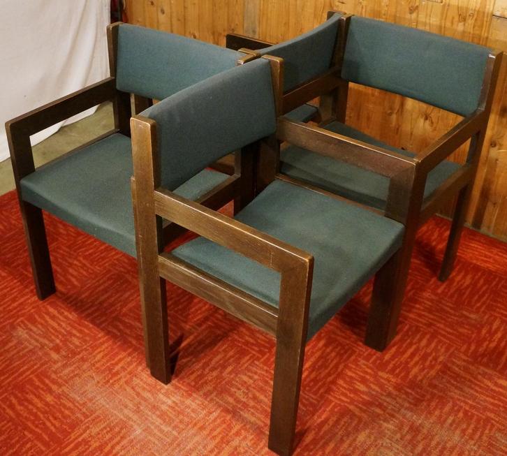 4 X stoel + Tafel Kramer Wilkhahn Scandinavian Mid-Century, Huis en Inrichting, Complete eetkamers, Gebruikt, 4 tot 6 stoelen