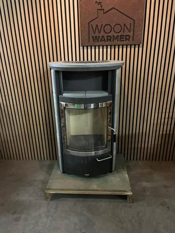 25028 Speksteenkachel Hark 7kw🔥, Huis en Inrichting, Ophalen, Gebruikt, Houtkachel, Vrijstaand
