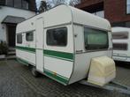 Eriba Taiga 460A, 1979, 4 pers (2 tafels), nieuwe voortent, Caravans en Kamperen, Koelkast, Kleine zit, Dwarsbed, Particulier