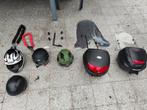 Veel scooter accessoires, Sloten, windscherm, bagagedrager, Fietsen en Brommers, Brommerhelmen, Ophalen