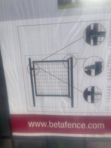 tuinpoortje betafence 100 x 173, Neuf, Portail battant, 100 à 150 cm, Fer