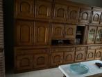 eiken wandkast, Ophalen, Gebruikt, Eikenhout, 300 cm of meer